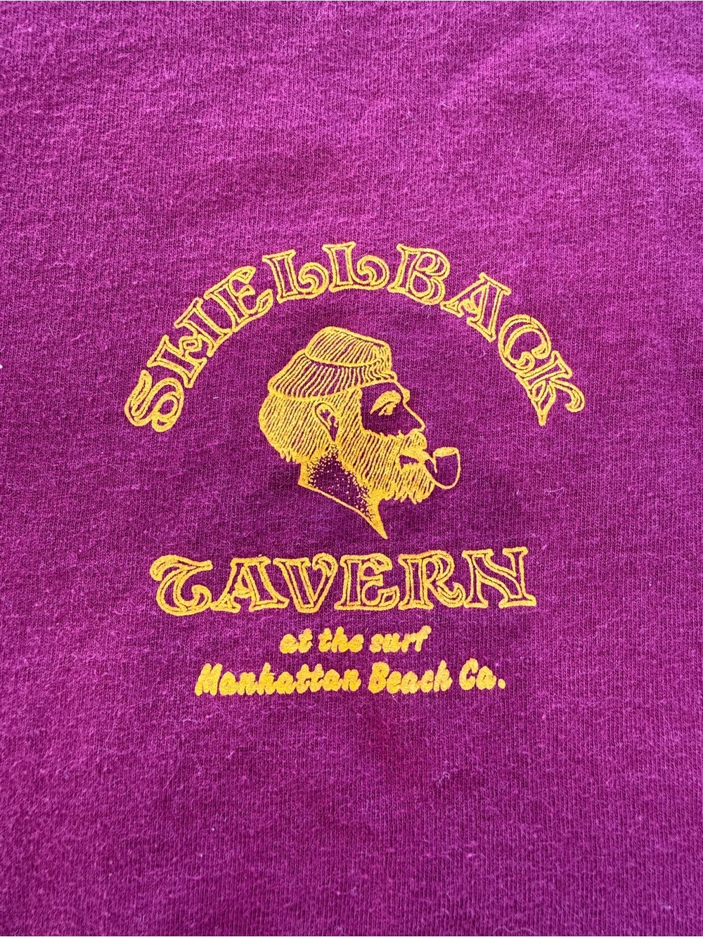 Vintage Shellback Tavern Dive Bar T-Shirt — Manhattan Beach, CA | Men's Large